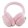 RUIXIA Boys Girls Cute Strawberry Winter Earmuffs Soft Faux Fur Ear Warmers Adjustable for Adults Kids Thermal Plush Ear Muffs, Pink Strawberry, One Size view 2
