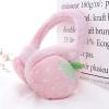 RUIXIA Boys Girls Cute Strawberry Winter Earmuffs Soft Faux Fur Ear Warmers Adjustable for Adults Kids Thermal Plush Ear Muffs, Pink Strawberry, One Size view 3
