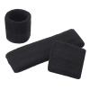 ONUPGO Kids Sweatbands Headband Wristband Set - Athletic Cotton Sweat Band for Sports (1 Headband + 2 Wristbands) (Black) view 2