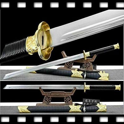 Zhmyyxgs Kung Fu Sword Sharp HRC60 Rail Steel Blade Wu Shu Tang Dao