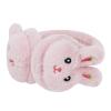 RUIXIA Boys Girls Cute Cartoon Animal Winter Earmuffs Soft Faux Fur Ear Warmers Adjustable for Adults Kids Thermal Plush Ear Muffs, Pink Rabbit, One Size view 4