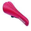 CYCLEZ Dominator BMX Seat Red Old School BMX Bicycle Saddle with One Pair 145mm BMX Flange Grips Bundle Kit view 2