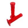 CYCLEZ Dominator BMX Seat Red Old School BMX Bicycle Saddle with One Pair 145mm BMX Flange Grips Bundle Kit view 3