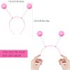 Sintege Halloween Alien Headband and Metallic Flared Pleated Skater Skirt for Costumes Supplies(Large Skirt,Pink) view 2