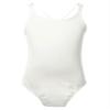 Hedmy Kids Girls Camisole Leotard Spaghetti Straps Gymnastic Ballet Dance Leotard Tank Top Bodysuit Dancewear White 5-6 Years view 1