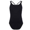 Hedmy Kids Girls Camisole Leotard Spaghetti Straps Gymnastic Ballet Dance Leotard Tank Top Bodysuit Dancewear Black 12-14 Years view 2
