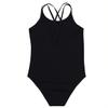 Hedmy Kids Girls Camisole Leotard Spaghetti Straps Gymnastic Ballet Dance Leotard Tank Top Bodysuit Dancewear Black 12-14 Years view 3