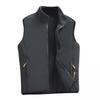 QWENTMTNTY Men's Polar Fleece Outerwear Vests Full-Zip Slim Fit Lightweight Jacket Vest Big Tall Outdoor Sports Sleeveless Jackets view 1