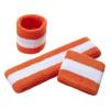 ONUPGO Kids Sweatbands Headband Wristband Set - Athletic Cotton Sweat Band for Sports (1 Headband + 2 Wristbands) (Orange/White/Orange) view 2