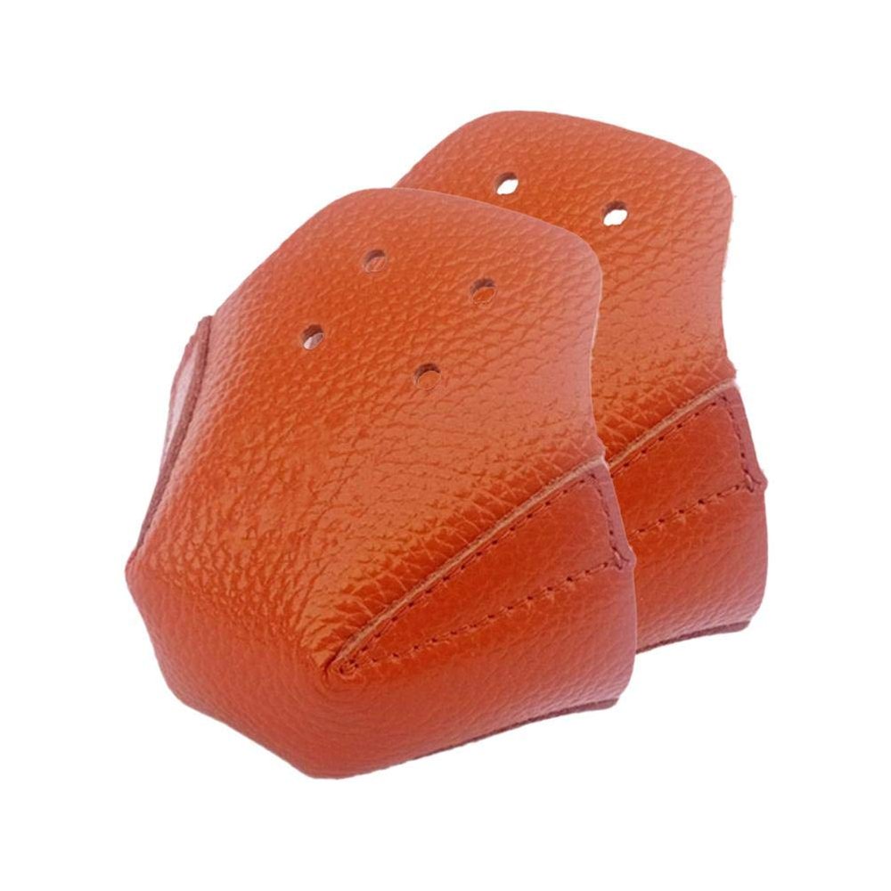MIXCUT Toe Guards Protectors, 1 Pair Roller Skate Toe Guard Protectors Artificial PU Leather Professional Skate Toe Protective Cover Roller Skate Toe Guards Toe for Roller Skate