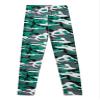 Hansber Kids Girls Stretchy Dance Leggings Tights High Waisted Running Gym Yoga Athletic Pants Trousers Activewear Aquamarine Camouflage 5-6 Years view 3