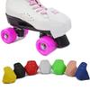 MIXCUT Toe Guards Protectors, 1 Pair Roller Skate Toe Guard Protectors Artificial PU Leather Professional Skate Toe Protective Cover Roller Skate Toe Guards Toe for Roller Skate view 2