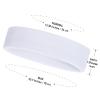 ONUPGO Kids Sweatbands Headband Wristband Set - Athletic Cotton Sweat Band for Sports (1 Headband + 2 Wristbands) (White) view 3