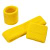 ONUPGO Kids Sweatbands Headband Wristband Set - Athletic Cotton Sweat Band for Sports (1 Headband + 2 Wristbands) (Yellow) view 2