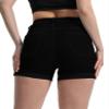Romastory Women's High Waisted Summer Elastic Jeans Shorts Folded Hem Hot Denim Shorts for Women (XX-Large, Black) view 2