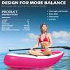 ADVENOR Paddle Board 11'x33 x6 Extra Wide Inflatable Stand Up Paddle Board with SUP Accessories Including Adjustable Paddle,Backpack,Waterproof Bag,Leash,and Hand Pump,Repair Kit (Pink) view 4