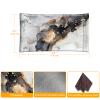 FINTIE Soft Eyeglasses Case with Cleaning Cloth, Portable Squeeze Top Vegan Leather Glasses Pouch, Sunglasses Eyewear Bag, Cloudy Marble view 2