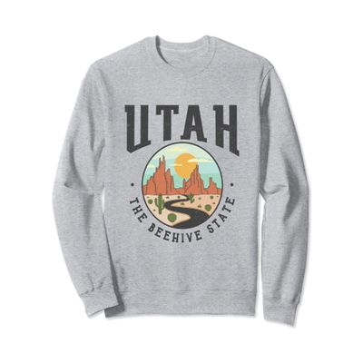 State of Utah casual desert southwest graphic for women Sweatshirt
