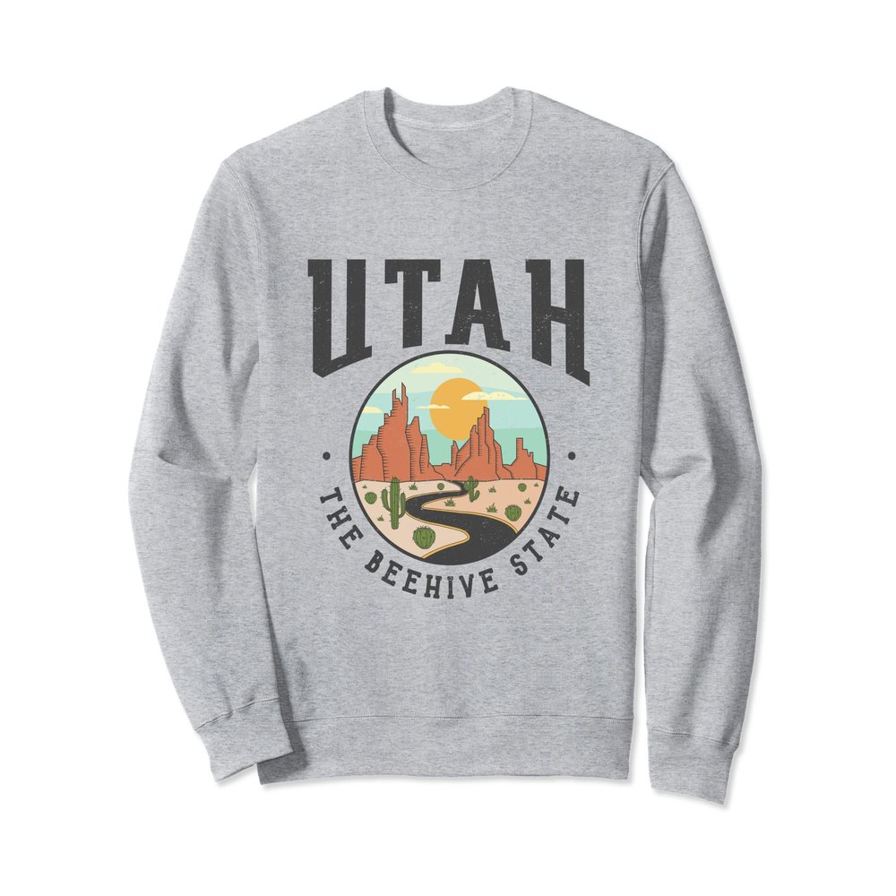 State of Utah casual desert southwest graphic for women Sweatshirt