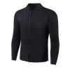 INTBOSS Wetsuit Top Men,2mm Mens Wetsuit Top 3mm Long Sleeve Wetsuit Jacket Men Front Zip Warm Wets Suit Jackets Stretch Swimming Scuba Diving Surfing view 1