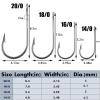 Fishing Saltwater Large Giant Shark and Alligator Hooks Extra Strong Stainless Steel Big Game Fishing Sharp Tuna Catfish Hooks 14/0 2pcs view 2