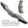 ZSHJGJR 60 Black Hunter Original Recurve Bow for Adults American Hunting Longbow Archery Bow 20-60lbs Right Handed for Archery Hunting Shooting Practice (Gray, 60lbs) view 4