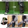 Big Teeth Sunday Golf Carry Bag - Lightweight Nylon Foldable Range Bag, Small Zippered Travel Case view 3