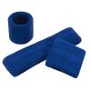 ONUPGO Kids Sweatbands Headband Wristband Set - Athletic Cotton sweat band for Sports (1 Headband + 2 Wristbands) (Blue) view 2