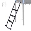 43" Trampoline Ladder Trampoline Ladder Accessories for Children Kids, Skid-Proof Step Ladder, Quick Installation and Removal Metal Construction with Nonslip Rubber (43") view 1