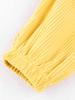 Alvivi Toddler Kids Girls Pull On Corduroy Long Pants Cute Cartoon Print Solid Color Casual Trousers Yellow 2-3 Years view 4