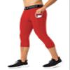 3 Pack Men's Compression Pants 3/4 Workout Dry-fit Baselayers Underwear Sport Tights Running Athletic Leggings Capris view 4