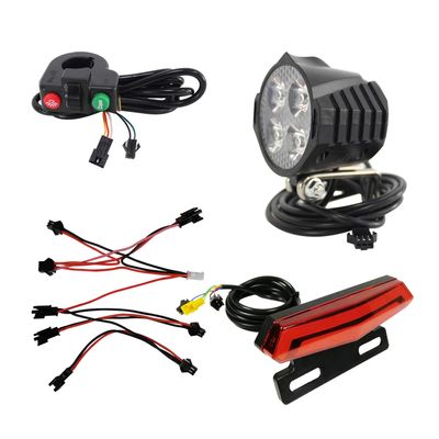 Ebike Electric Bike Bicycle 24/36/48V/60V Headlight and Tail Light Sets