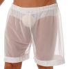 Alvivi Men's Mesh See-Through Loose Fit Boxer Shorts Stretch Underwear Summer Beachwear White 4X-Large view 3