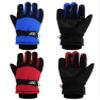 SATINIOR 2 Pairs Kids Waterproof Winter Snow Gloves Ski Gloves for Boy Girl Outdoor Warm Thickening Snowboard(Red, Blue,3-6 Years) view 1