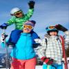 SATINIOR 2 Pairs Kids Waterproof Winter Snow Gloves Ski Gloves for Boy Girl Outdoor Warm Thickening Snowboard(Red, Blue,3-6 Years) view 2