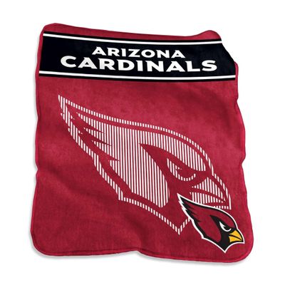 Logo Brands 601-26X: Arizona Cardinals 60x80 Raschel Throw