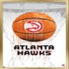 Trends International NBA Atlanta Hawks - Drip Basketball 21 Wall Poster, 22.375" x 34", Gold Framed Version view 1
