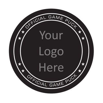 TigerTail Sports Personalized Team Logo Hockey Pucks (9031, 25 Pucks)