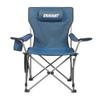 ENAVANT Heavy Duty High-Back Reclining Folding Camping Chair with Steel Frame, Maximum Weight to 350lbs (Blue) view 1