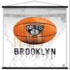 Trends International NBA Brooklyn Nets - Drip Basketball 21 Wall Poster, 22.375" x 34", Premium Print and Black Hanger Bundle view 1
