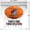 Trends International NBA Portland Trail Blazers - Drip Basketball 21 Wall Poster with Push Pins view 3