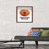 Trends International NBA Chicago Bulls - Drip Basketball 21 Wall Poster, 14.725" x 22.375", Mahogany Framed Version view 2