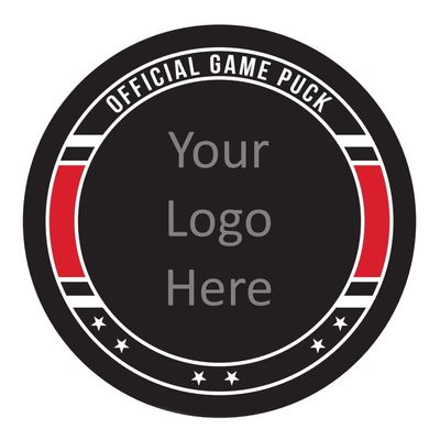 TigerTail Sports Personalized Team Logo Hockey Pucks (9035, 25 Pucks)
