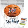Trends International NBA Oklahoma City Thunder - Drip Basketball 21 Wall Poster with Push Pins view 1