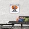 Trends International NBA Dallas Mavericks - Drip Basketball 21 Wall Poster, 14.725" x 22.375", Silver Framed Version view 2