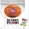 Trends International NBA Detroit Pistons - Drip Basketball 21 Wall Poster with Push Pins view 1