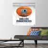 Trends International NBA Dallas Mavericks - Drip Basketball 21 Wall Poster with Push Pins view 2