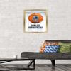 Trends International NBA Dallas Mavericks - Drip Basketball 21 Wall Poster, 14.725" x 22.375", Gold Framed Version view 2