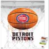 Trends International NBA Detroit Pistons - Drip Basketball 21 Wall Poster with Pushpins view 1