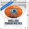 Trends International NBA Dallas Mavericks - Drip Basketball 21 Wall Poster with Pushpins view 3
